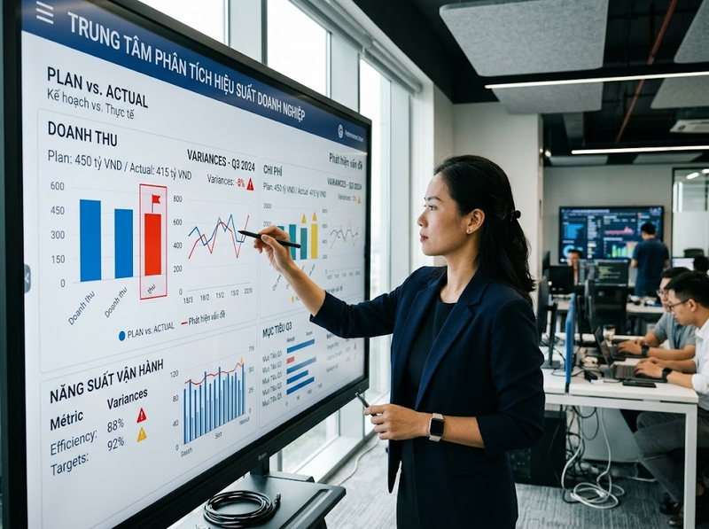 Báo cáo quản trị doanh nghiệp giúp theo dõi và ra quyết định ra sao?