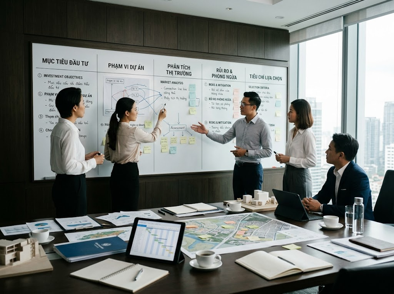 Cấu trúc framework đánh giá đầu tư và vai trò của từng thành phần