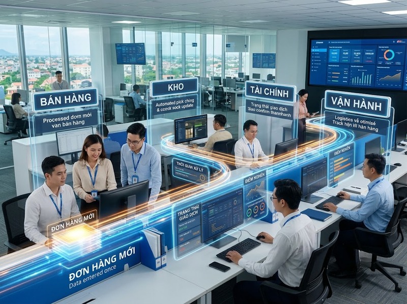 Chuyển đổi số hoạt động kinh tế từ quy trình đến cách phối hợp