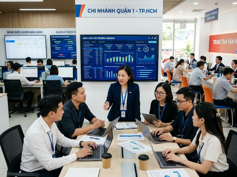 Cơ cấu tập trung và phi tập trung khác nhau về phân bổ quyền quyết định