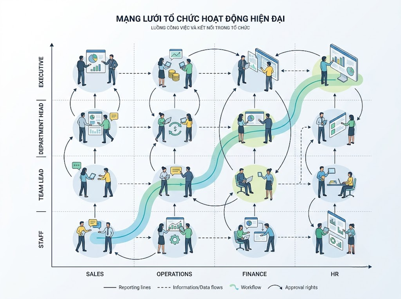 Cơ cấu tổ chức doanh nghiệp và các thành phần tạo nên hệ thống