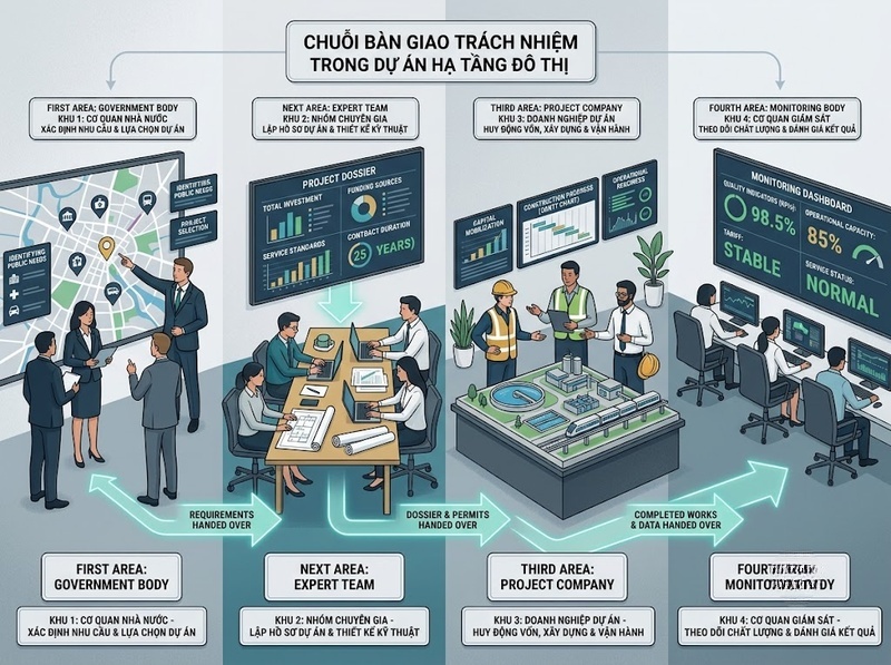 Cơ chế PPP trong đầu tư đô thị và cách phân chia trách nhiệm