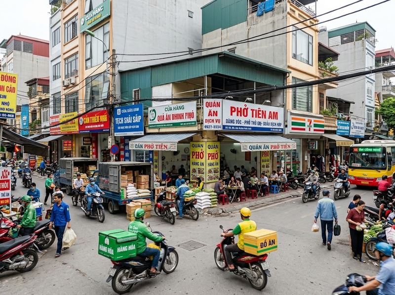 Cơ chế vận hành kinh tế đô thị qua sản xuất, trao đổi và tiêu dùng
