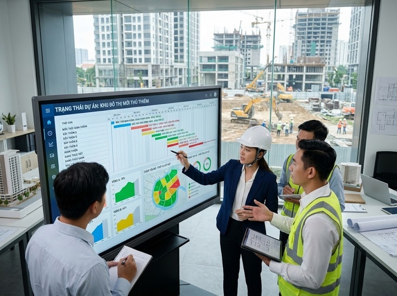 Đánh giá trong quá trình đầu tư đô thị để kiểm soát tiến độ