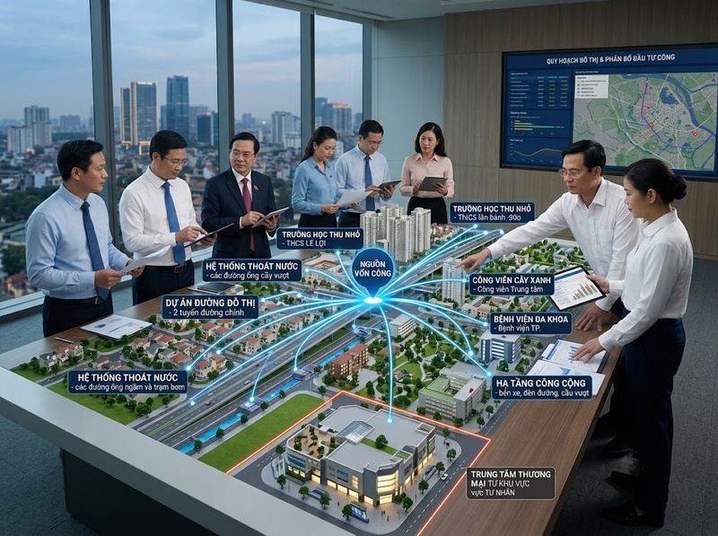 Đầu tư công đô thị và những đặc điểm cần nhận diện