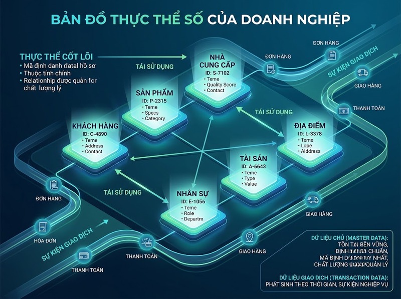 Dữ liệu chủ và vai trò tạo nguồn thông tin thống nhất cho tổ chức