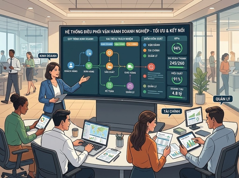 Framework vận hành doanh nghiệp giúp hệ thống hóa hoạt động như thế nào?