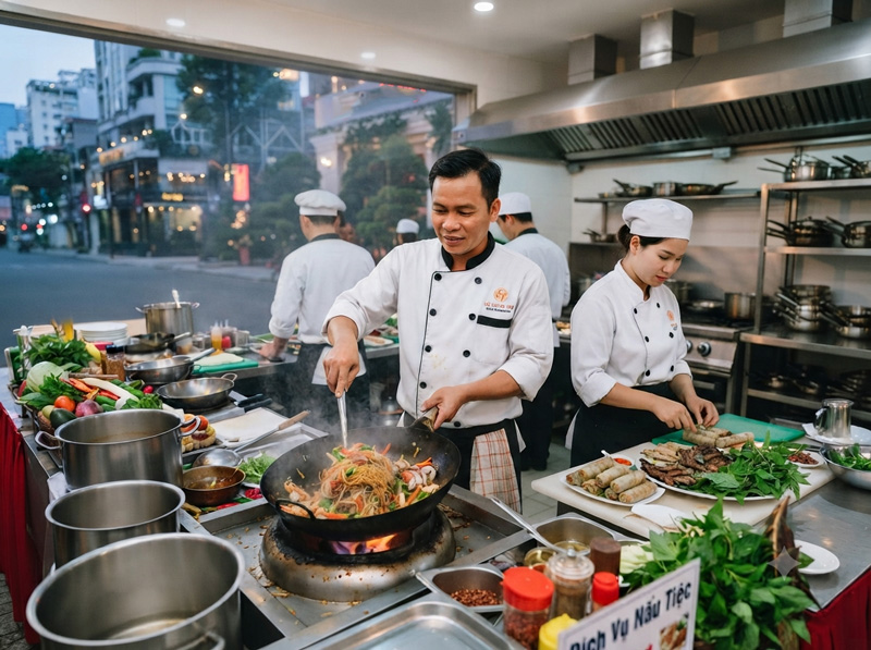 Giá nấu tiệc TP.HCM khác nhau theo khu vực như thế nào?