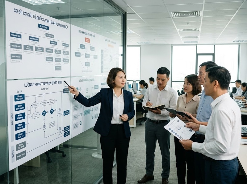 Hệ thống vận hành doanh nghiệp và cách các thành phần phối hợp