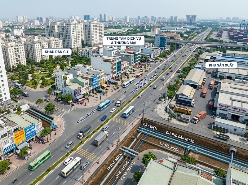 Nguồn lực hạ tầng đô thị hỗ trợ kết nối và năng lực hoạt động