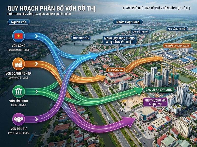 Nguồn lực vốn đô thị và vai trò tài trợ các hoạt động kinh tế