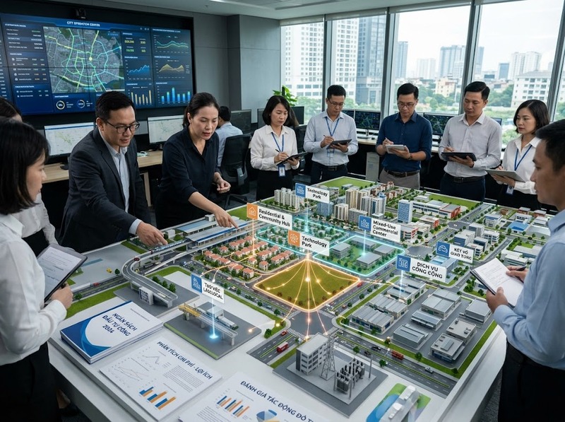 Phân bổ nguồn lực kinh tế đô thị giữa các nhu cầu và hoạt động