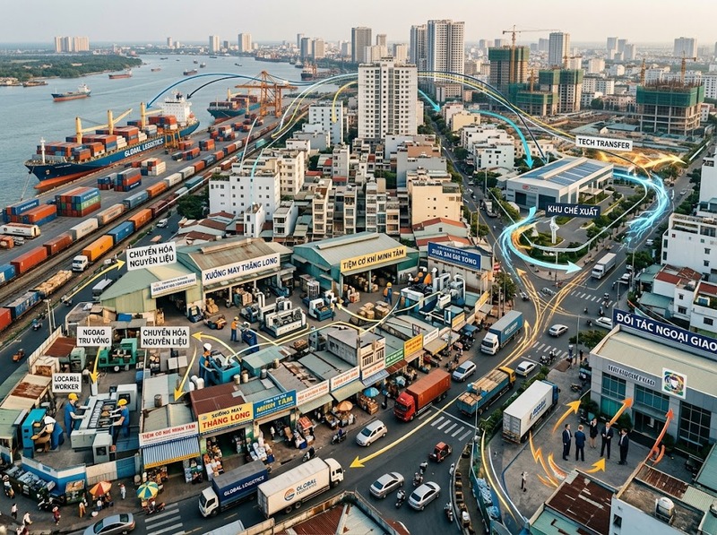 Phân loại động lực kinh tế đô thị theo nguồn gốc và cơ chế tác động