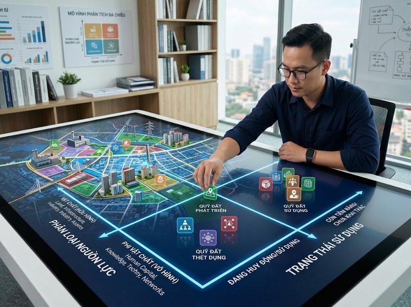 Phân loại nguồn lực kinh tế đô thị theo bản chất và khả năng sử dụng