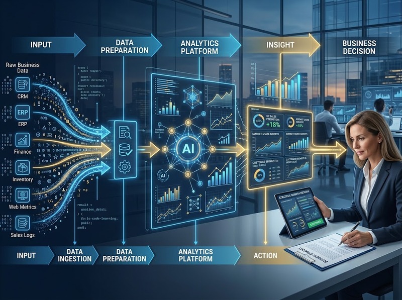 Phân tích dữ liệu trong chuyển đổi số giúp tạo insight và quyết định
