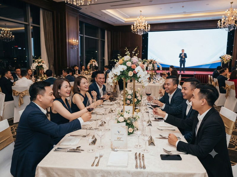 Đặc điểm nhu cầu tổ chức tiệc công ty tại TP.HCM