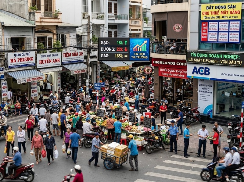 Tương tác chủ thể kinh tế đô thị qua thị trường và dòng nguồn lực
