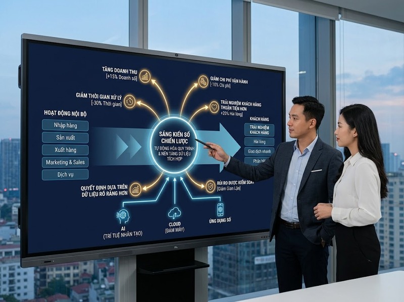 Ưu tiên chiến lược chuyển đổi số theo giá trị, năng lực và tính cấp thiết