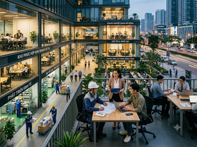 Vai trò doanh nghiệp trong kinh tế đô thị đối với tăng trưởng và việc làm