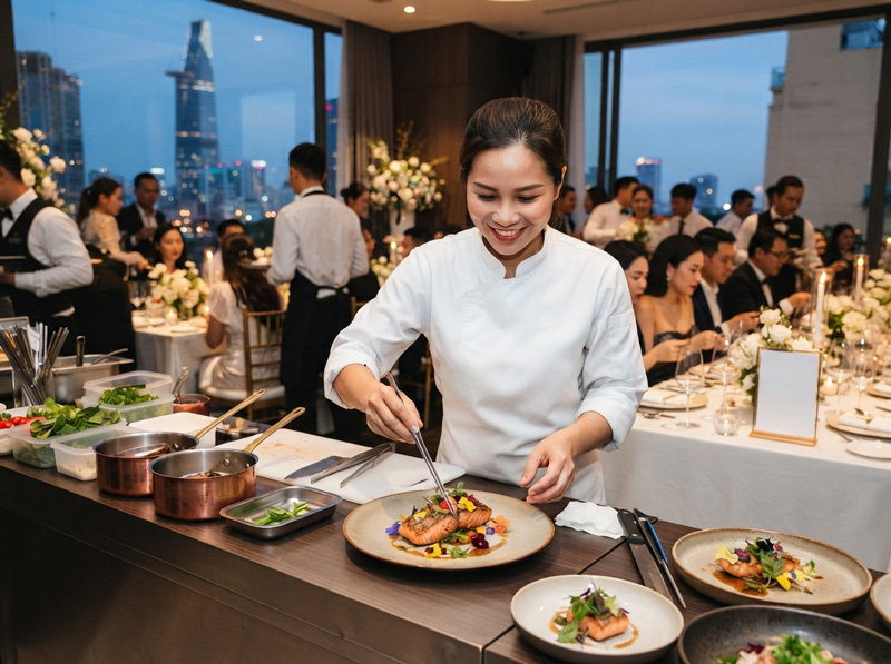 Xu hướng mới của dịch vụ nấu tiệc tại TP.HCM