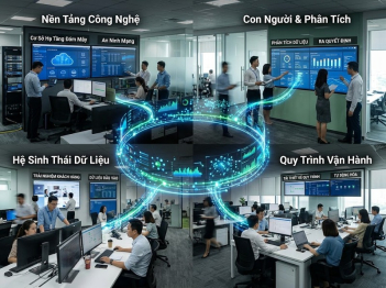 Cấu trúc chuyển đổi số liên kết các thành phần như thế nào?