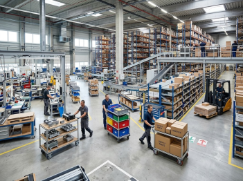 Những ngành có nhu cầu sử dụng bánh xe đẩy công nghiệp lớn