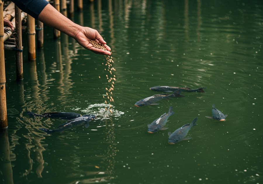 Cá chép ăn gì để giòn? Cá chép giòn do giống hay thức ăn? - Tên thương hiệu