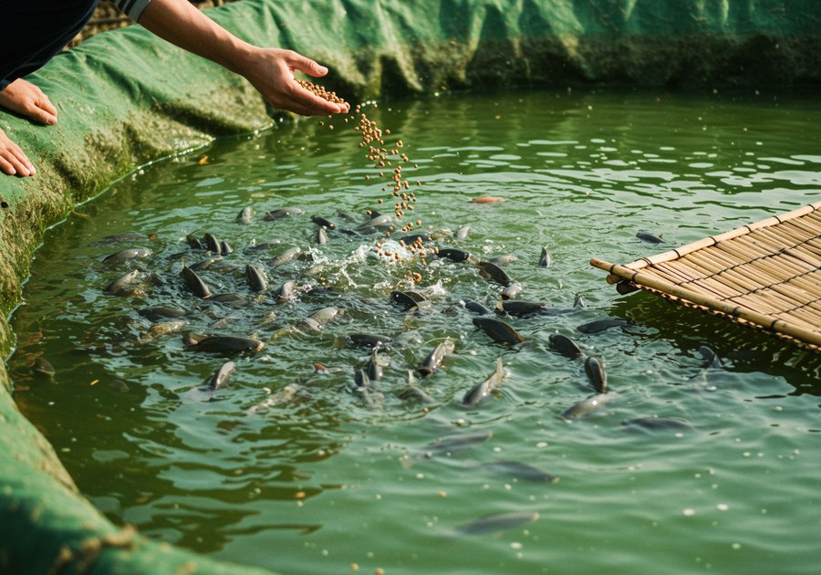 cá sặc gấm ăn gì